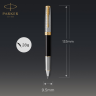 Ручка роллер PARKER SONNET PREMIUM T537 METAL BLACK GT F 2119786